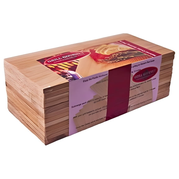 Cedar Grilling Planks - 12 Pack - Grill Gourmet