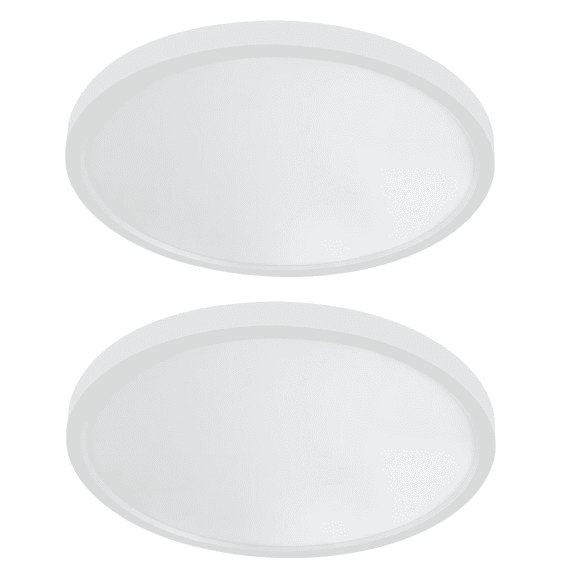 Cedar Hill 15" Ceiling Light, Round Flat Panel Light 2500 Lumens for Kitchen, Bedroom, Laundry Room,2PC