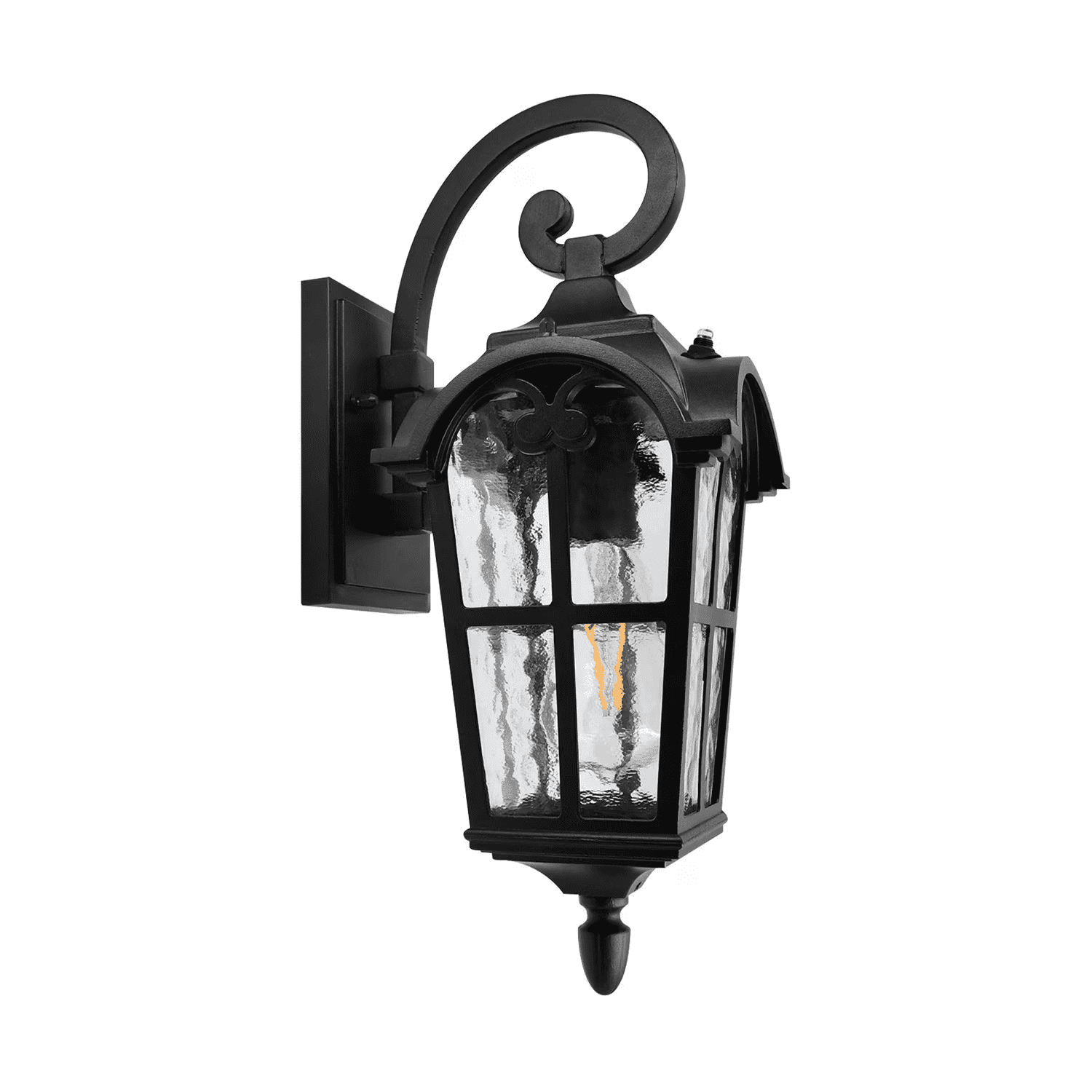 Cedar Hill Outdoor Wall Light Fixtures, 20inch Wall Lantern with Photocell (Bulb Included) 800Lumen for Patio Front Door Entryway Garage