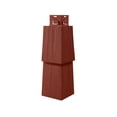 thumbnail image 1 of Cedar Impressions Double 7in. Staggered Perfection Shingle Corner (Carton of 20) - Autumn Red, 1 of 3