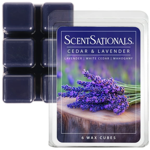 Cedar & Lavender Scented Wax Melts, ScentSationals, 2.5 oz