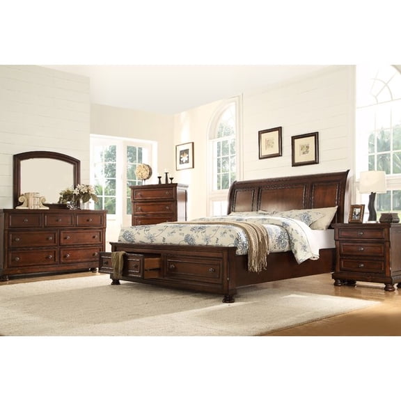 Cedar - Lined Drawers - Three - Drawer Nightstand - Bedside Use - Fresh - smelling Storage