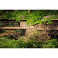 thumbnail image 1 of "Cedar Mill and Covered Bridge" Painting Print on Canvas, 1 of 5