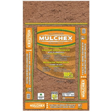 Cedar Mulch, Organic, 3.0 Cu. Ft. Perfect for Landscaping, Gardens, Potted Plants, and More!