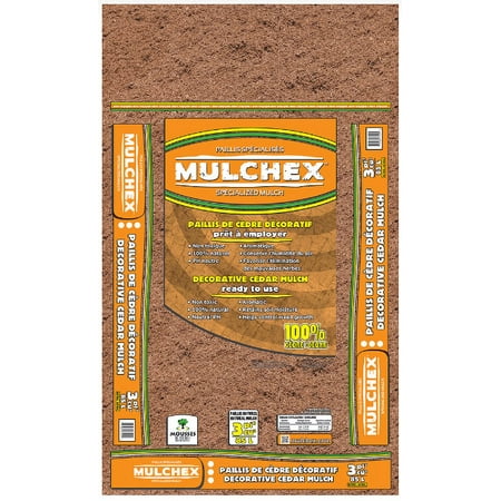 Cedar Mulch, Organic, 3.0 Cu. Ft. Perfect for Landscaping, Gardens, Potted Plants, and More!
