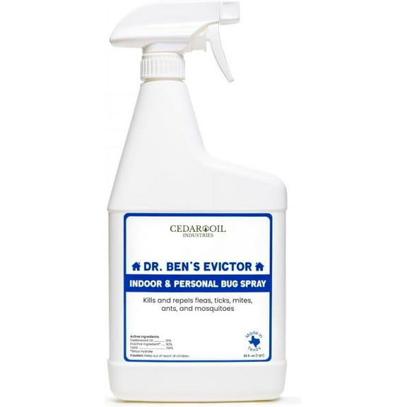Cedar Oil Industries Dr. Ben’s Evictor Indoor Bug Insecticide Spray, 32 fl oz