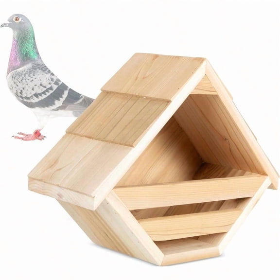 Cedar Open Mourning Nesting Box For Outdoor 14L X 11H X 6W Inches Bird Nesting Box Outdoor Natural Rough Cut Cedar Birdhouse For Outside Nesting