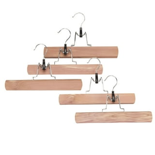 Woodlore 84008 Basic Cedar Hangers with Bar Set of 5