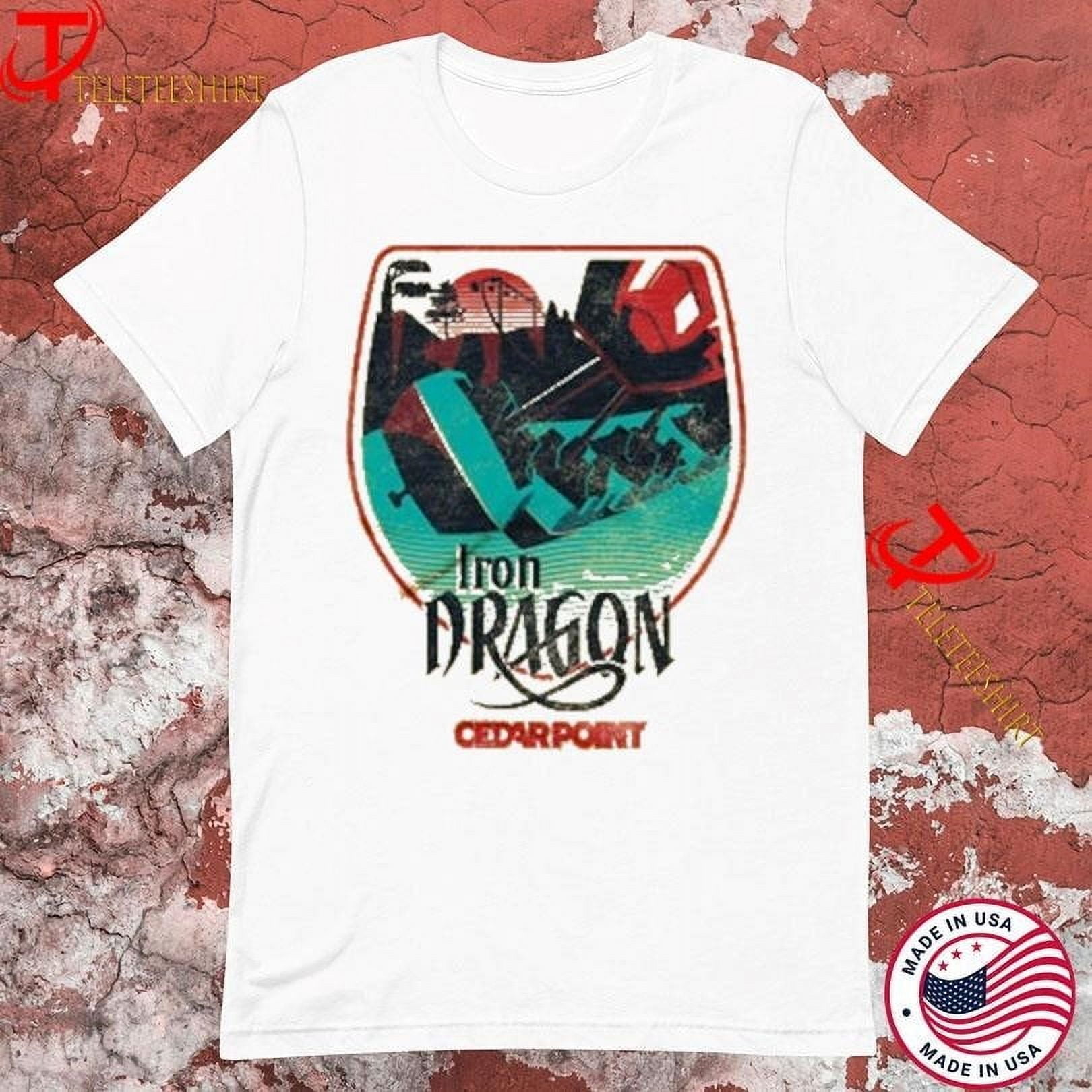 Cedar Point Iron Dragon Tshirts