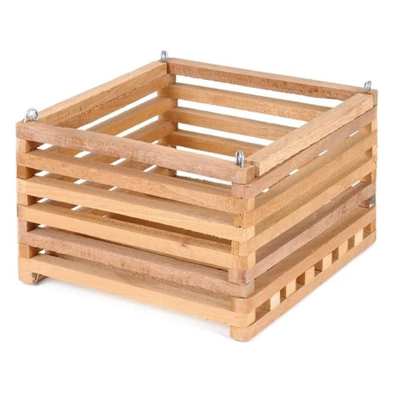 Cedar Slat Vanda Basket - 10 inch Square