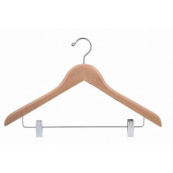 Cedar Suit Hanger w/ Clips