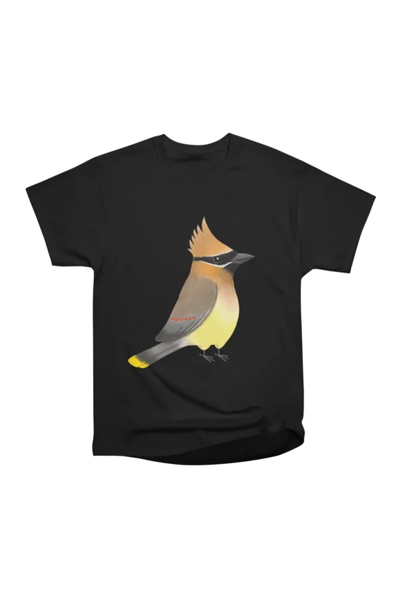 Cedar Waxwing bird T-Shirt Tee Gift For Him Merch For Her Apparel For Friend