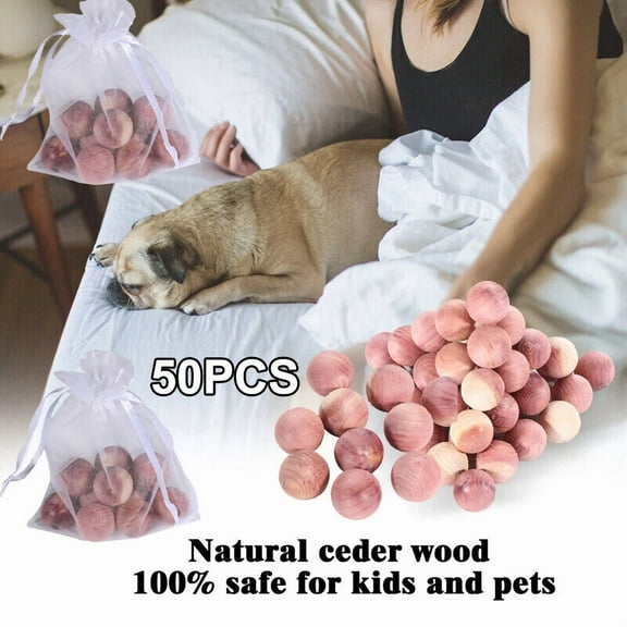 Cedar Wood Balls For Clothes Shoes Storage Garment Closet Anti Moth Mildew