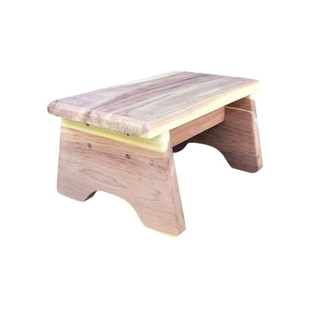 Cedar Wood Step Stool Amish