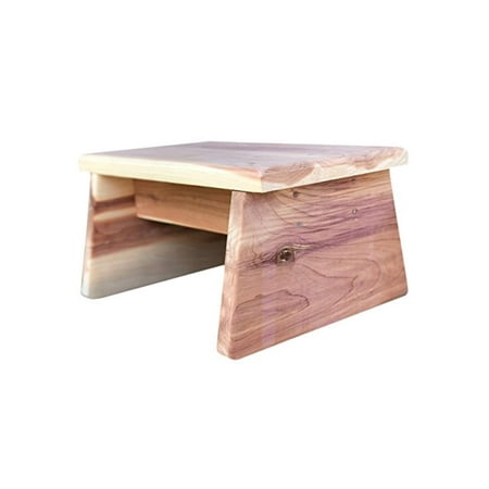 Cedar Wood Step Stool Amish