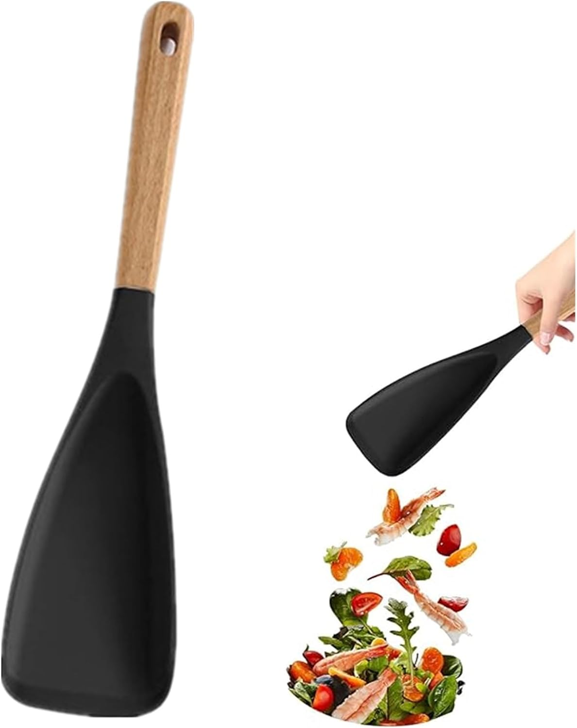 Cedar and Ash Multi Cooking Spoon, Heat-Resistant Silicone, 3 in 1 ...