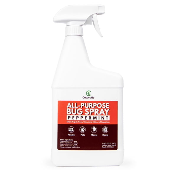 Cedarcide All Purpose Natural Peppermint Insect Repellent Spray, 32 oz