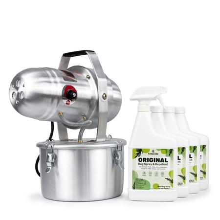 Cedarcide Fogger Kit with X1 Gallon Cedarcide Original | for Mites, Fleas, Ticks, Ants, Mosquitoes and Common Houshold Insects