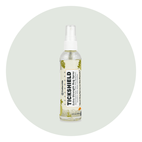 Cedarcide Tickshield Extra Strength Bug Insect & Pest Repellent Spray, 4 fl oz