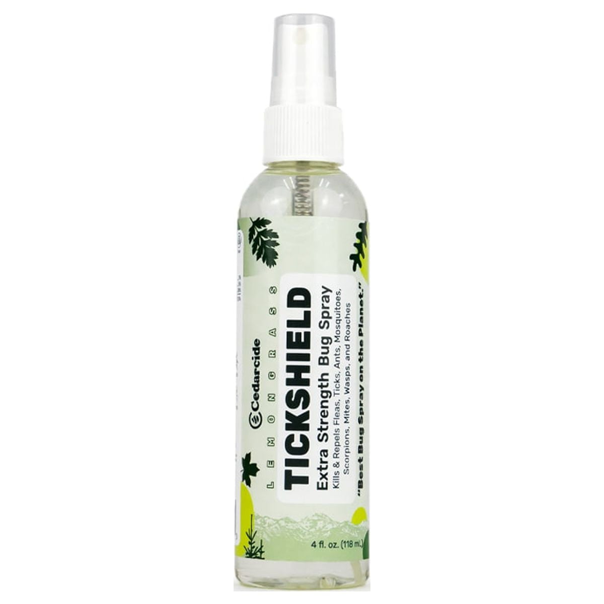 Cedarcide Tickshield Extra Strength with Lemongrass (4oz) Cedar Oil