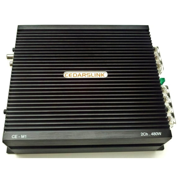 CedarsLink CE-M1 480 Watts 2-Channel Mini Digital Amplifier