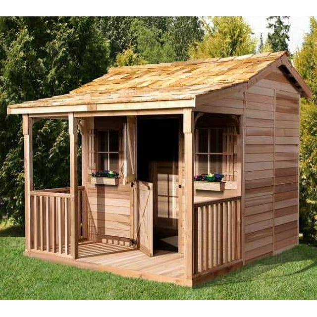 Cedarshed Bunkhouse Garden Shed Playhouse in 3 Sizes