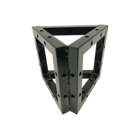 Cedarslink 3-Way Triangle For Square Black Bolt Trussing 8"x8" Truss Corner