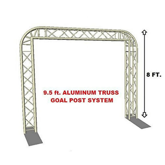 Cedarslink Complete Square Aluminum Truss Goal Post Lighting System For DJ Lights Speakers