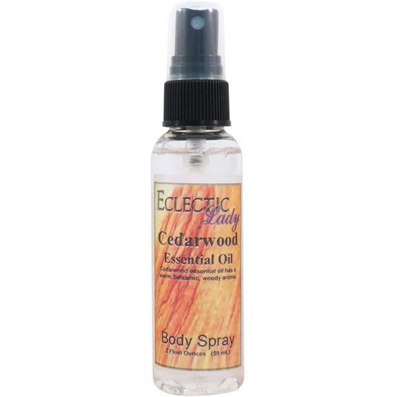 Cedarwood Body Spray, Eclectic Lady, Hydrating Mist, Unisex, 2 oz
