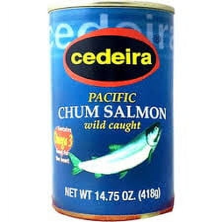 Cedeira Canned Chum Salmon, 14.75 oz. Metal Can