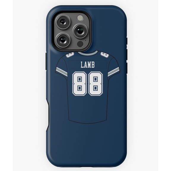 CeeDee Lamb Away Jersey Design M4102 Phone Case for iPhone 17 16 15 14 13 12 11 Pro Max
