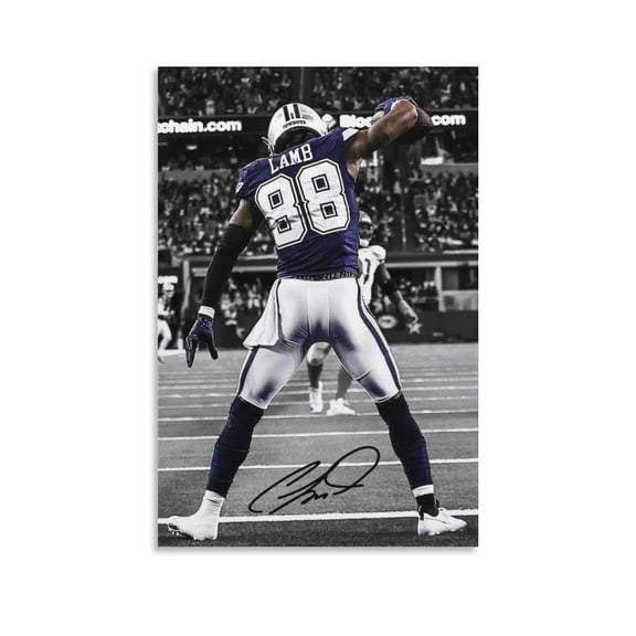 CeeDee Lamb Canvas Poster Poster Cool Artworks Painting Wall Art Canvas Prints Hanging Picture Home Decor Posters Gift 20x30inch(50x75cm)