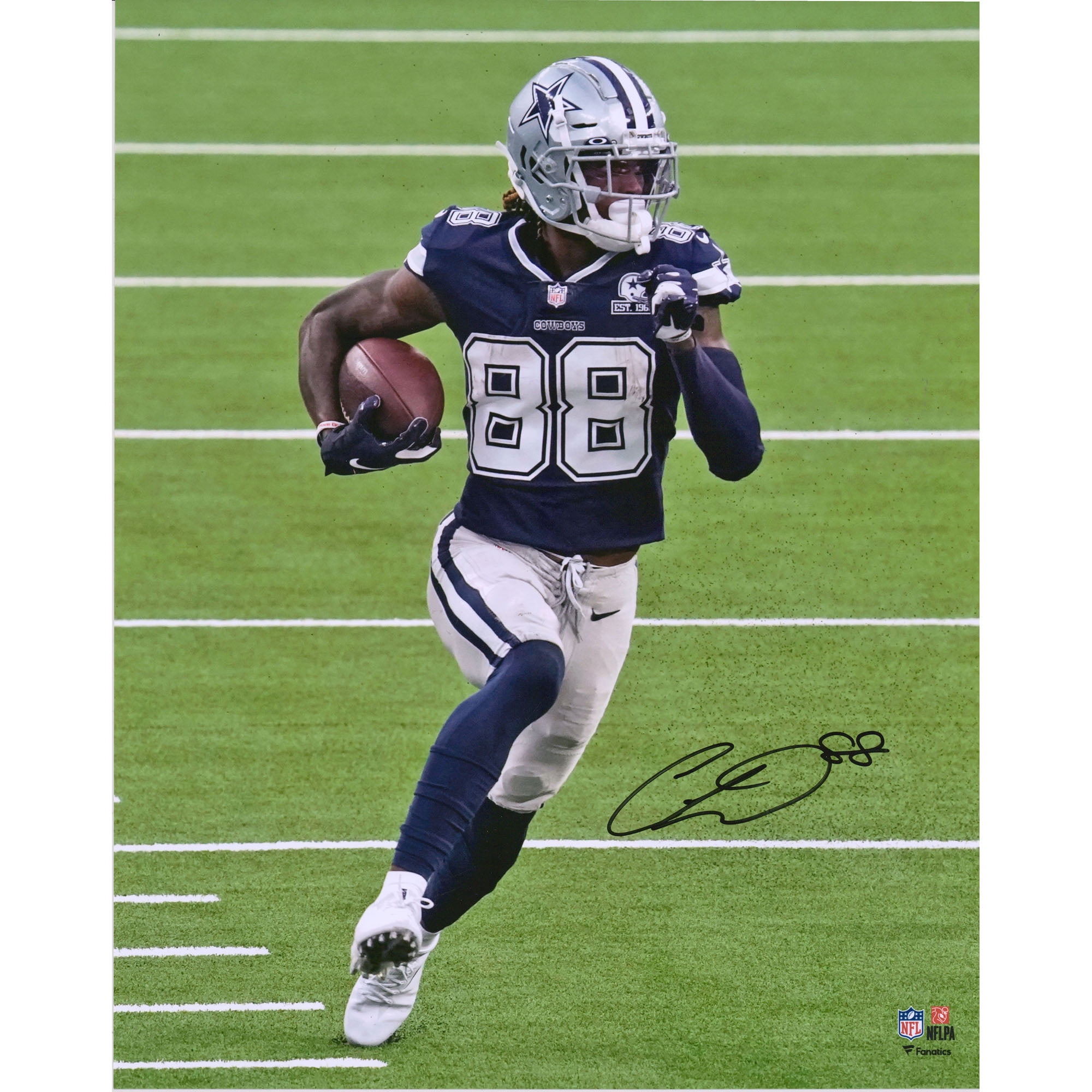 Trends International NFL Dallas Cowboys - Drip Helmet 20 Wall Poster,  22.375 x 34, Black Framed Version