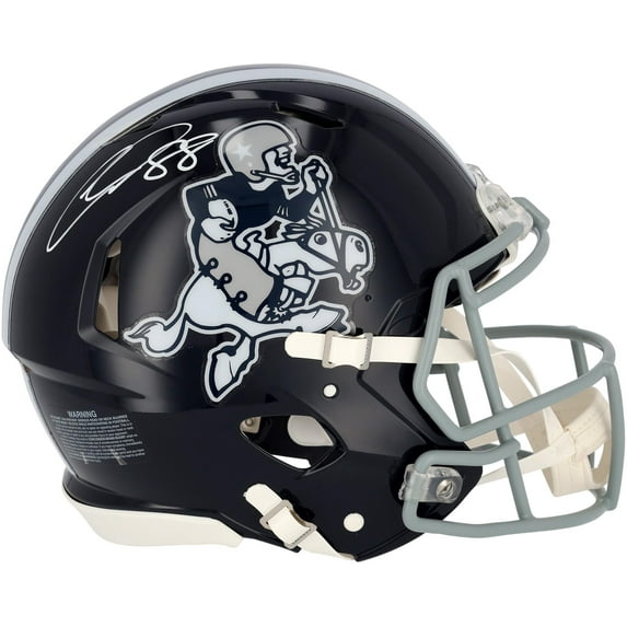 CeeDee Lamb Dallas Cowboys Autographed Riddell Cowboy Joe Speed Authentic Helmet - Fanatics Authentic Certified