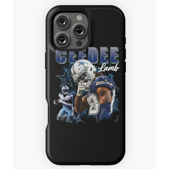 CeeDee Lamb Vintage Dallas Football M4051 Phone Case for iPhone 17 16 15 14 13 12 11 Pro Max