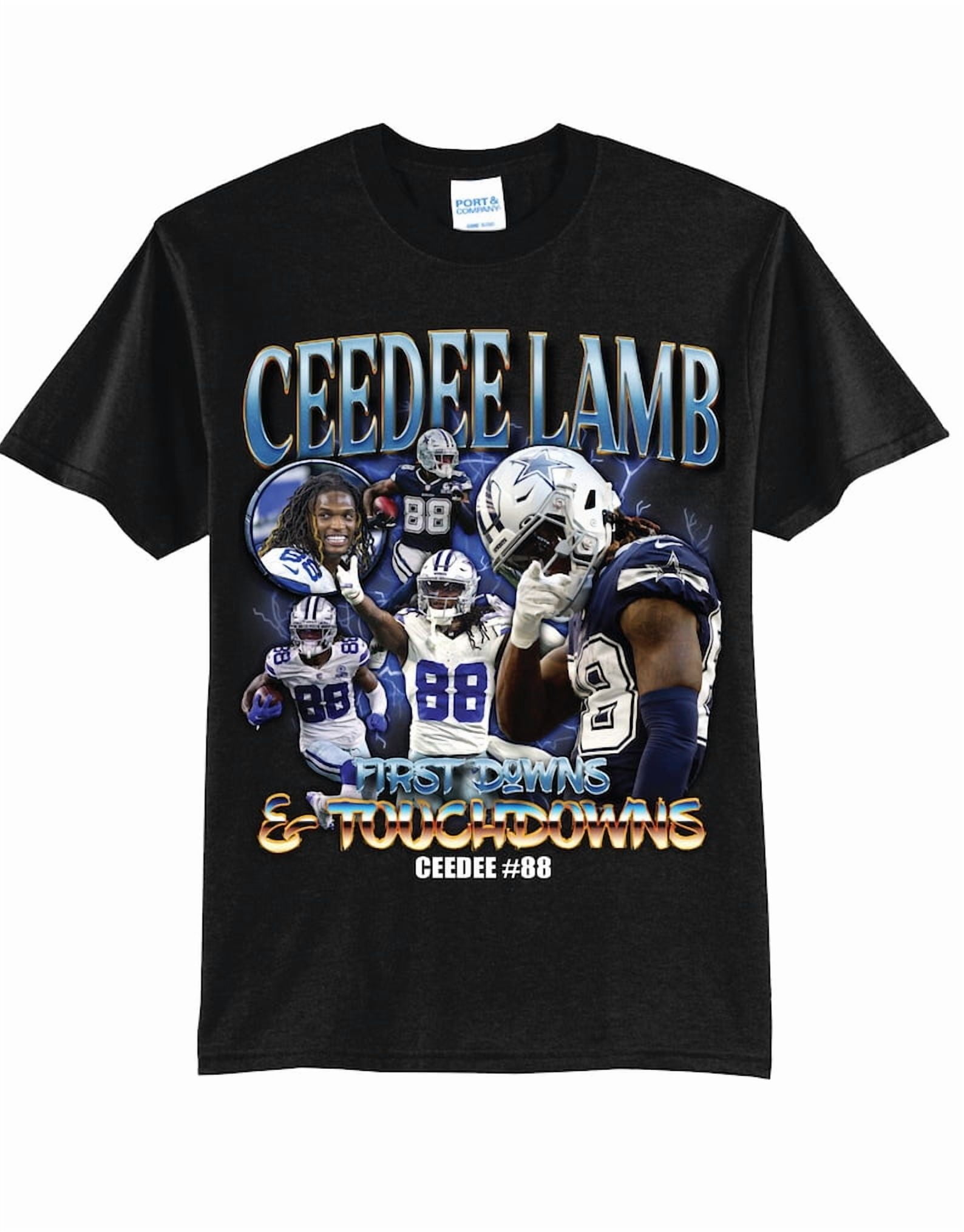 Ceedee Lamb Rapper Tee,Black Color,Size 2XL - Walmart.com