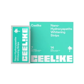 Ceelike Teeth Whitening Strips Safe for Enamel, Professional Teeth Whitening, Easy-to-Use Strips for Brighter Smiles,14 Strips
