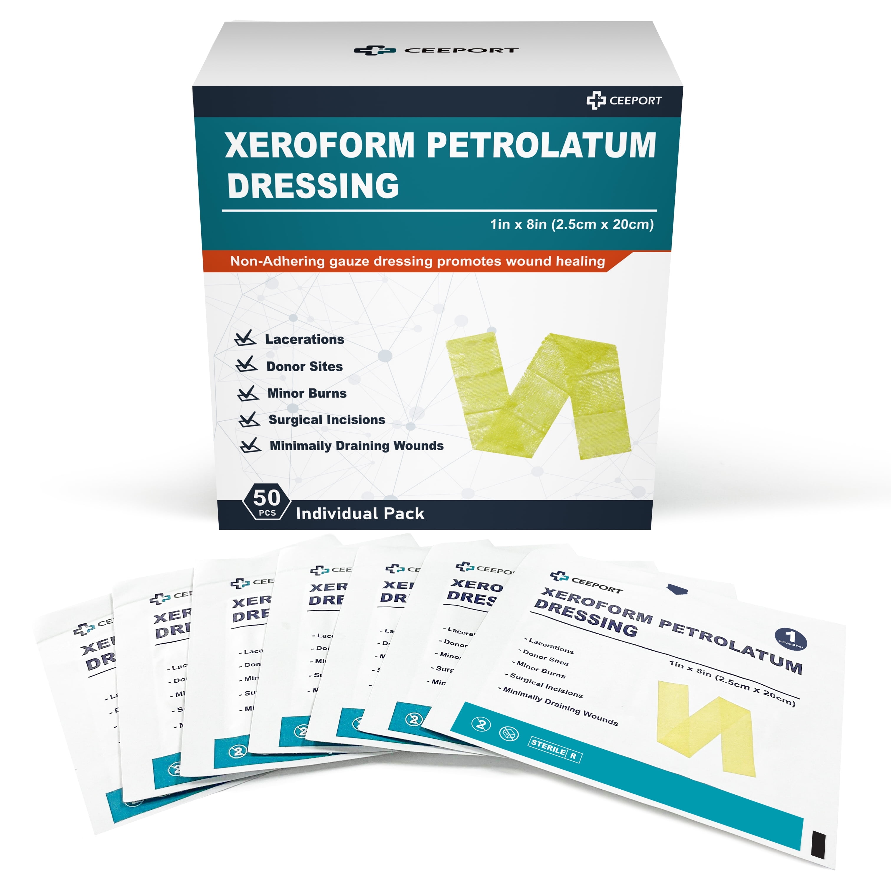 Ceeport Medical Xeroform Petrolatum Dressing 1 Ceeport Medical Xeroform Petrolatum Dressing 1