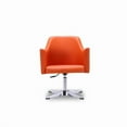 thumbnail image 1 of Ceets AC030-OR Pelo Adjustable Height Swivel Accent Chair, Orange, 1 of 2
