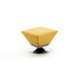 thumbnail image 1 of Ceets Diamond Ottoman, Yellow, 1 of 2