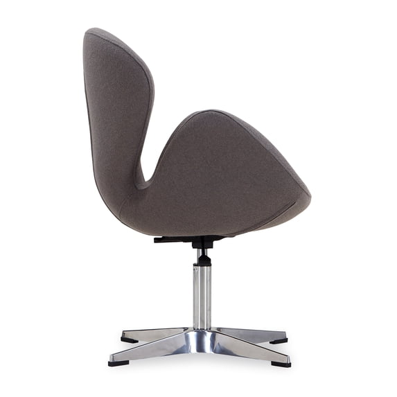 Ceets Raspberry Contemporary Adjustable Swivel Chair Grey
