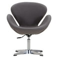 thumbnail image 1 of Ceets Raspberry Leatherette Adjustable Height Swivel Chair, 1 of 8