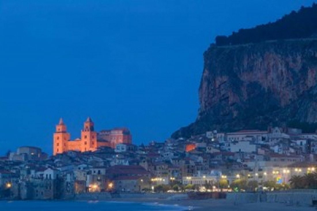 Cefalu Sicily Italy Canvas Art - Panoramic Images (19 x 12)