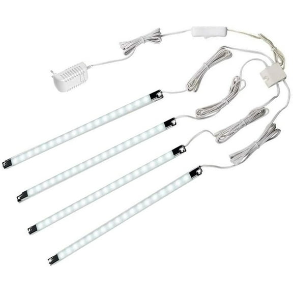 Cefrank LED Light Strip Bar - 4x12" 1.5W Kitchen Cabinet Showcase Lighting , Cool White 6000K