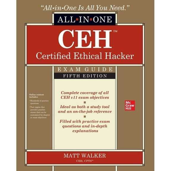 Ceh Certified Ethical Hacker All-In-One Exam Guide, Fifth Edition, (Paperback)