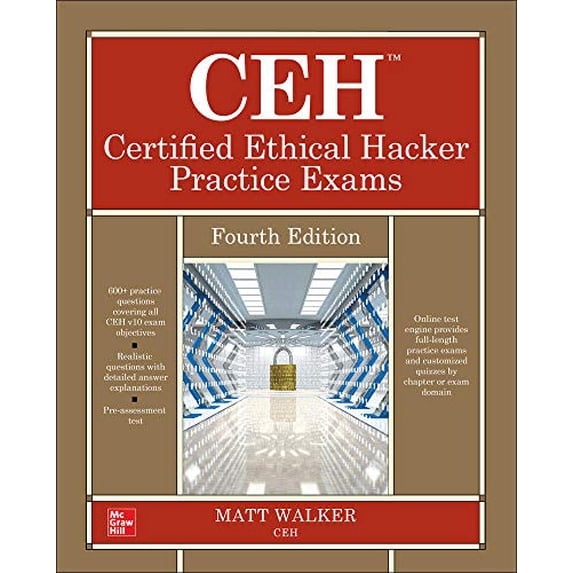 Pre-Owned Ceh Certified Ethical Hacker Practice Exams, Fourth Edition (Paperback) 1260455084 9781260455083