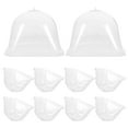 thumbnail image 1 of Ceiather 10pcs Plant Nursery Protector Transparent Garden Protection Dome Gardening Tool, 1 of 7