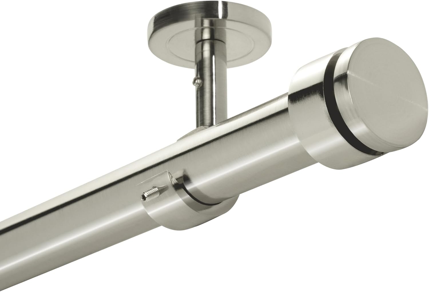 Ceiling Curtain Rod Adjustable Ceiling Mounted Curtain Rods for Windows ...