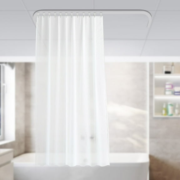 Ceiling Curtain Track Bendable With Hook Curtain Rail System 6-9 Ft