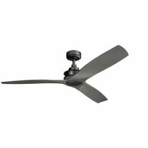 Ceiling Fan 56 inches Wide-Anvil Iron Finish Bailey Street Home 147-Bel-2958960